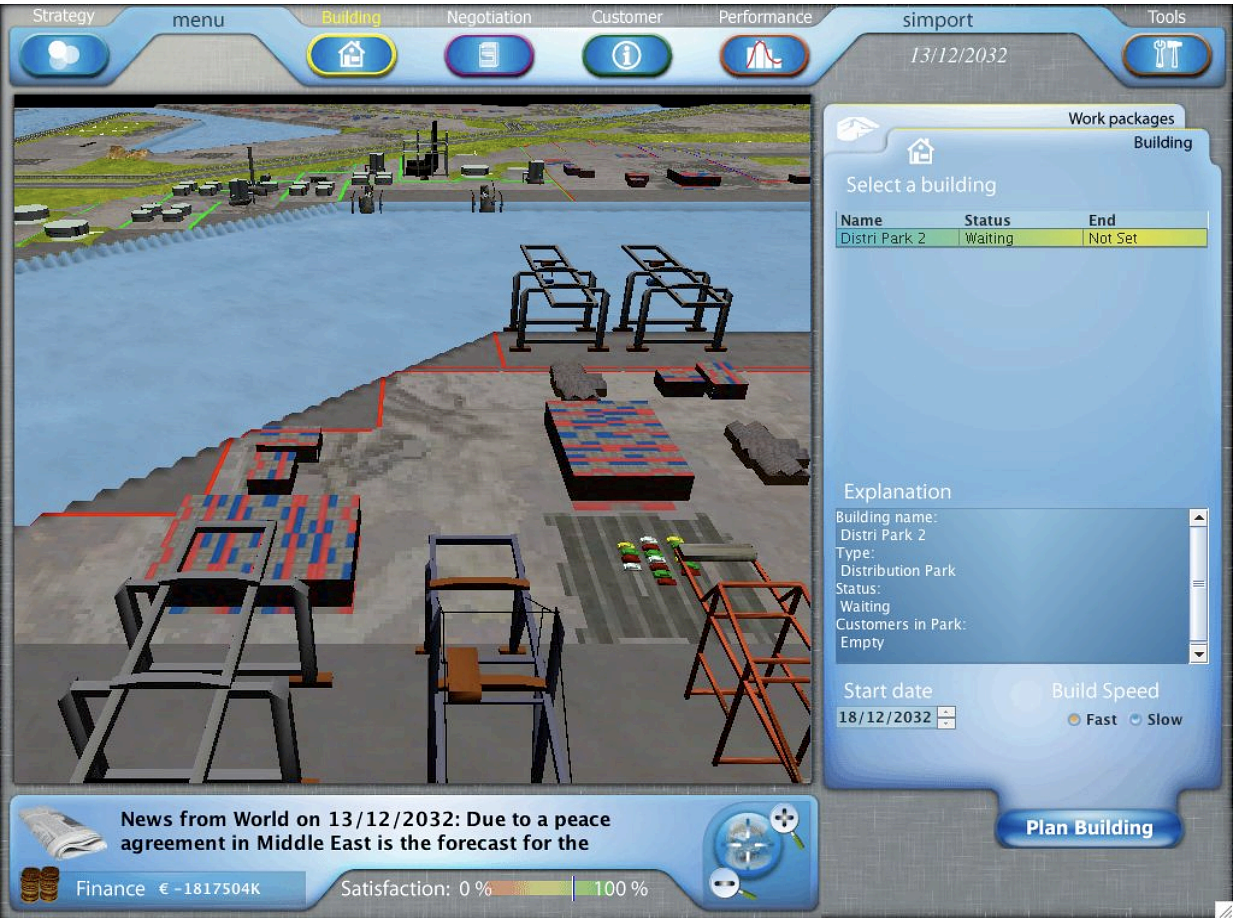 SimPort Game View