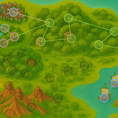 Prompted level map